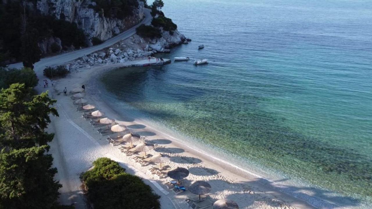 Limnonari Beach Rooms Skopelos Eksteriør billede